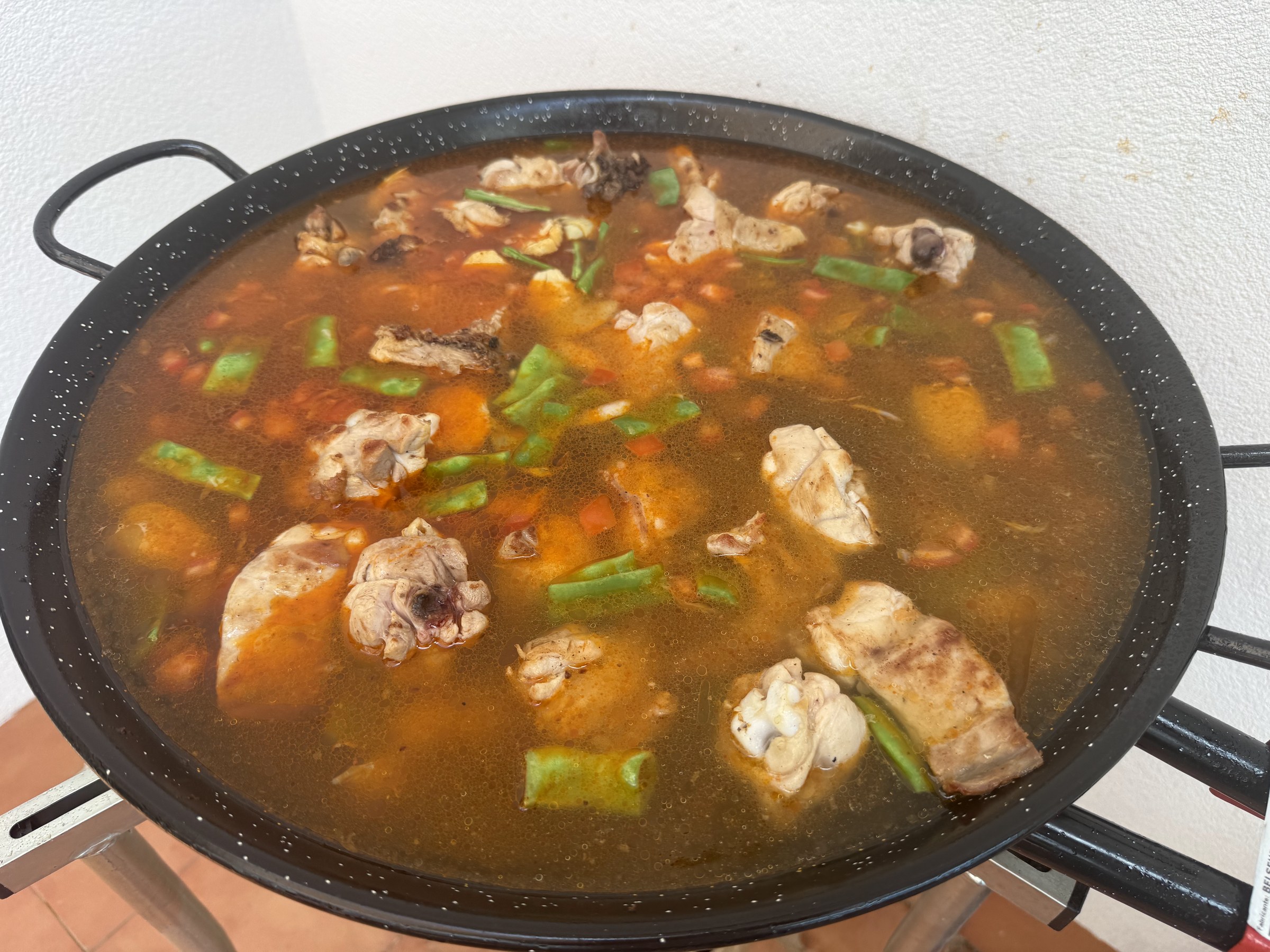 Water in de pan